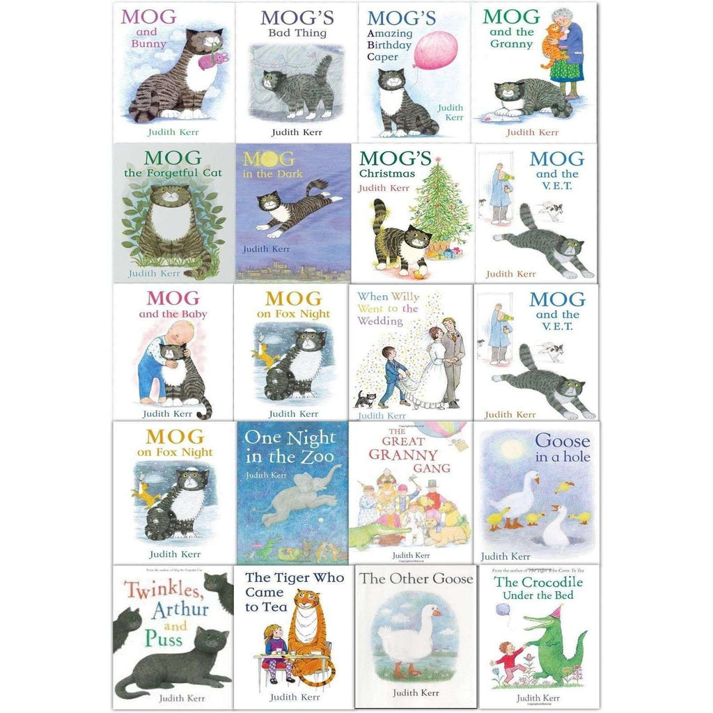 Judith Kerr Mog The Forgetful Cat Collection 18 Books Set Mog Christma 