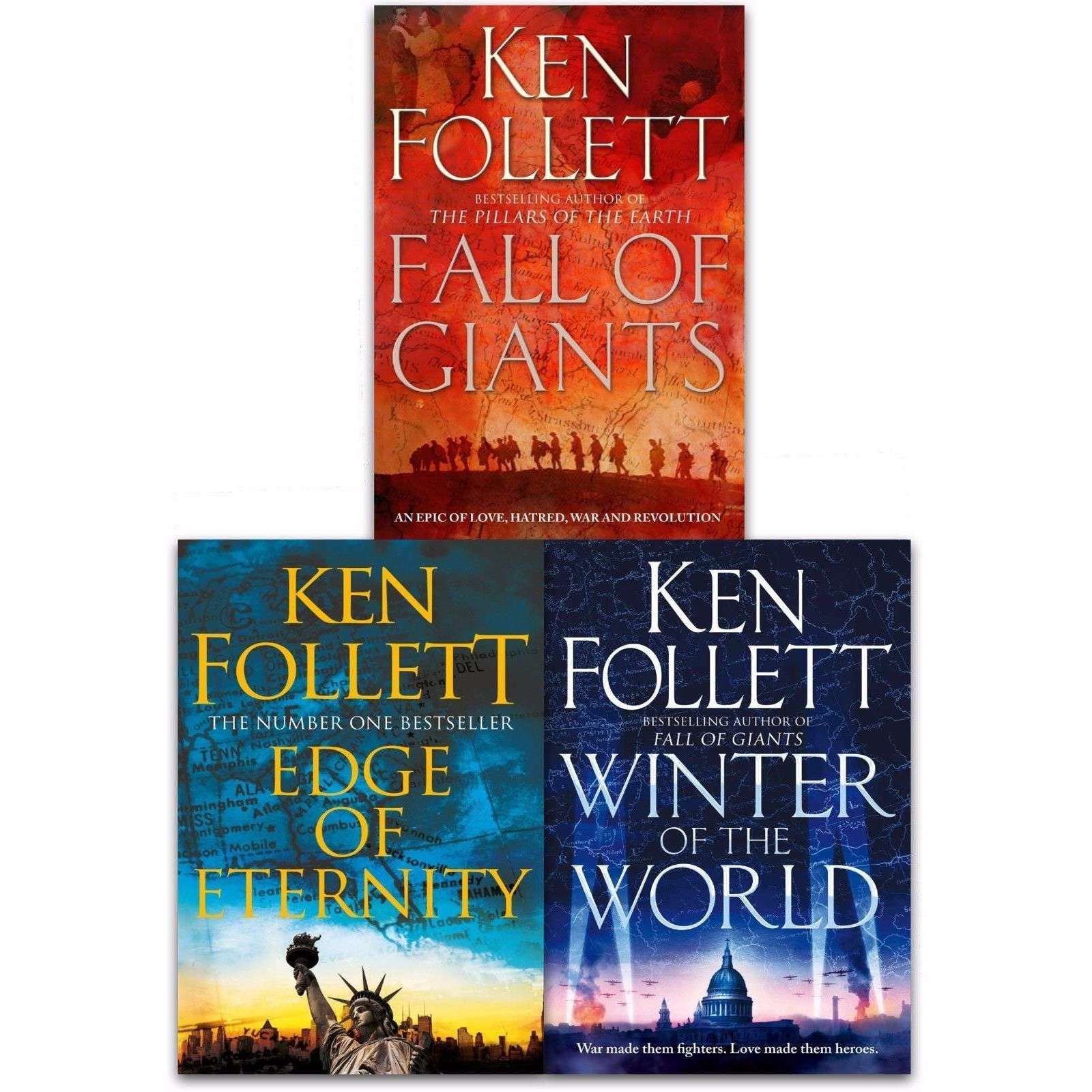 ken follett century trilogy in order