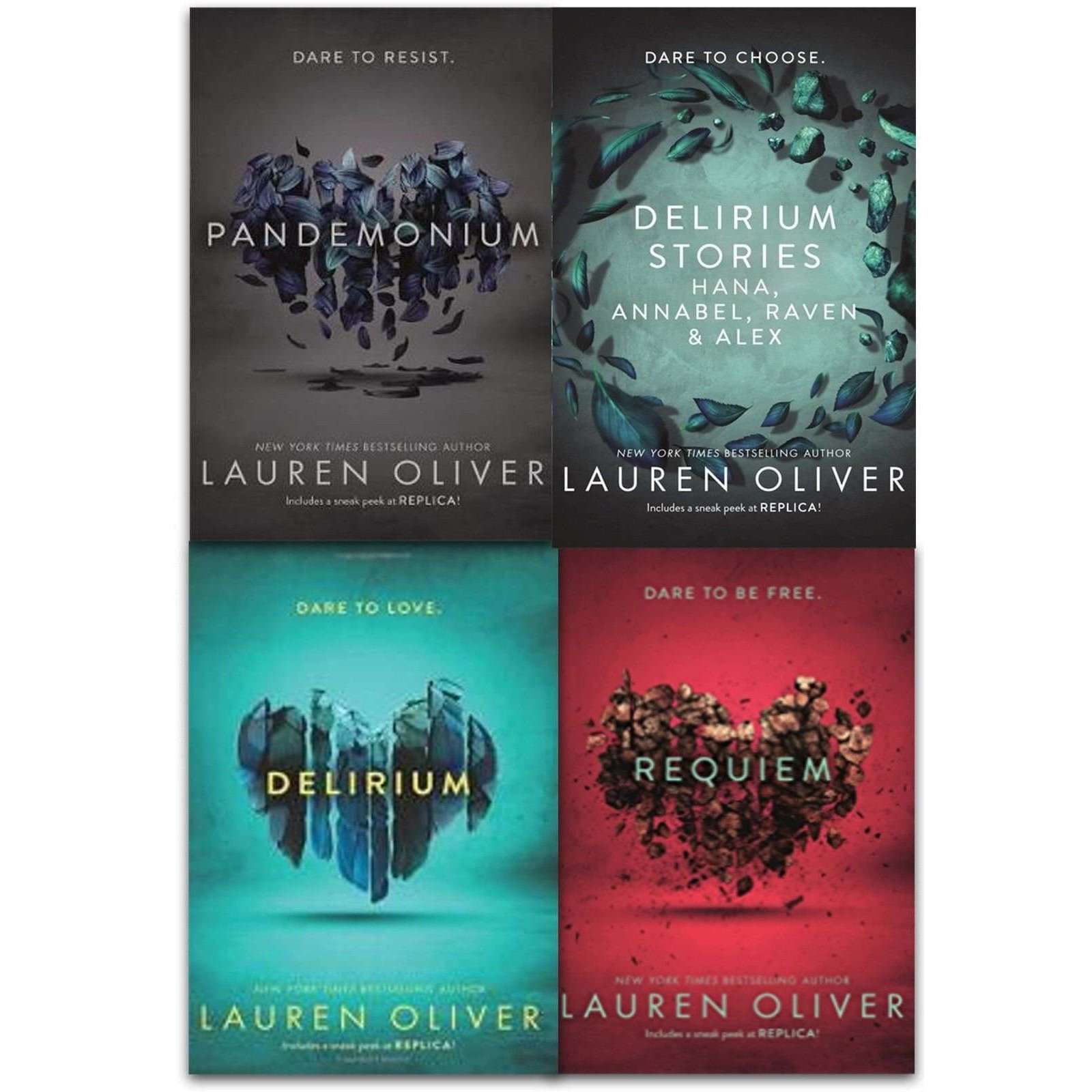 Delirium Series The Complete 4 Books Collection Box Set By Lauren Oliv ...