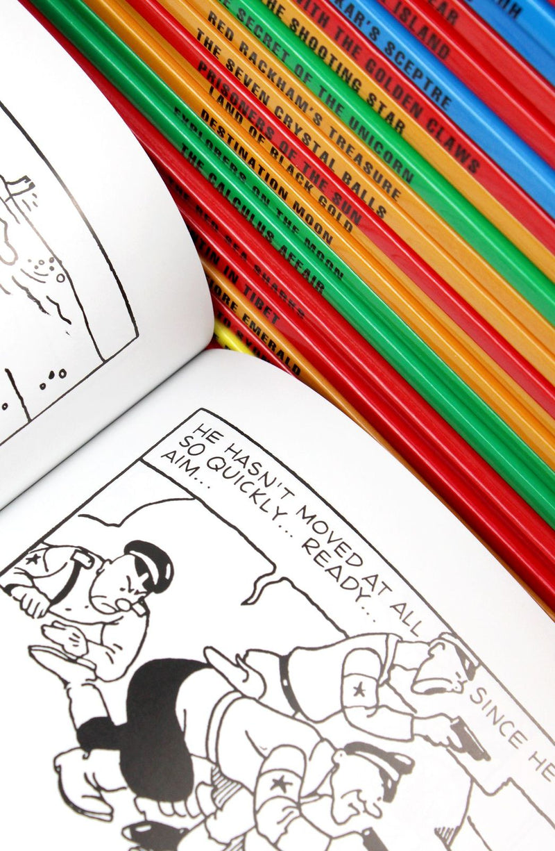 The Adventures Of Tintin Paperback Box Set 23 Book Titles – Lowplex