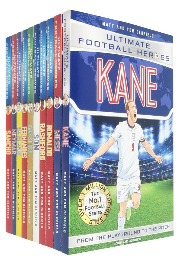 Classic Ultimate Football Heroes Legend Series Collection 10 Books 