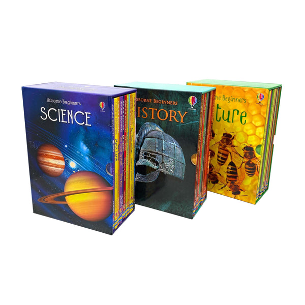 Usborne Beginners Nature 10 Books Box Set Collection (Reptiles, Rainfo –  Lowplex