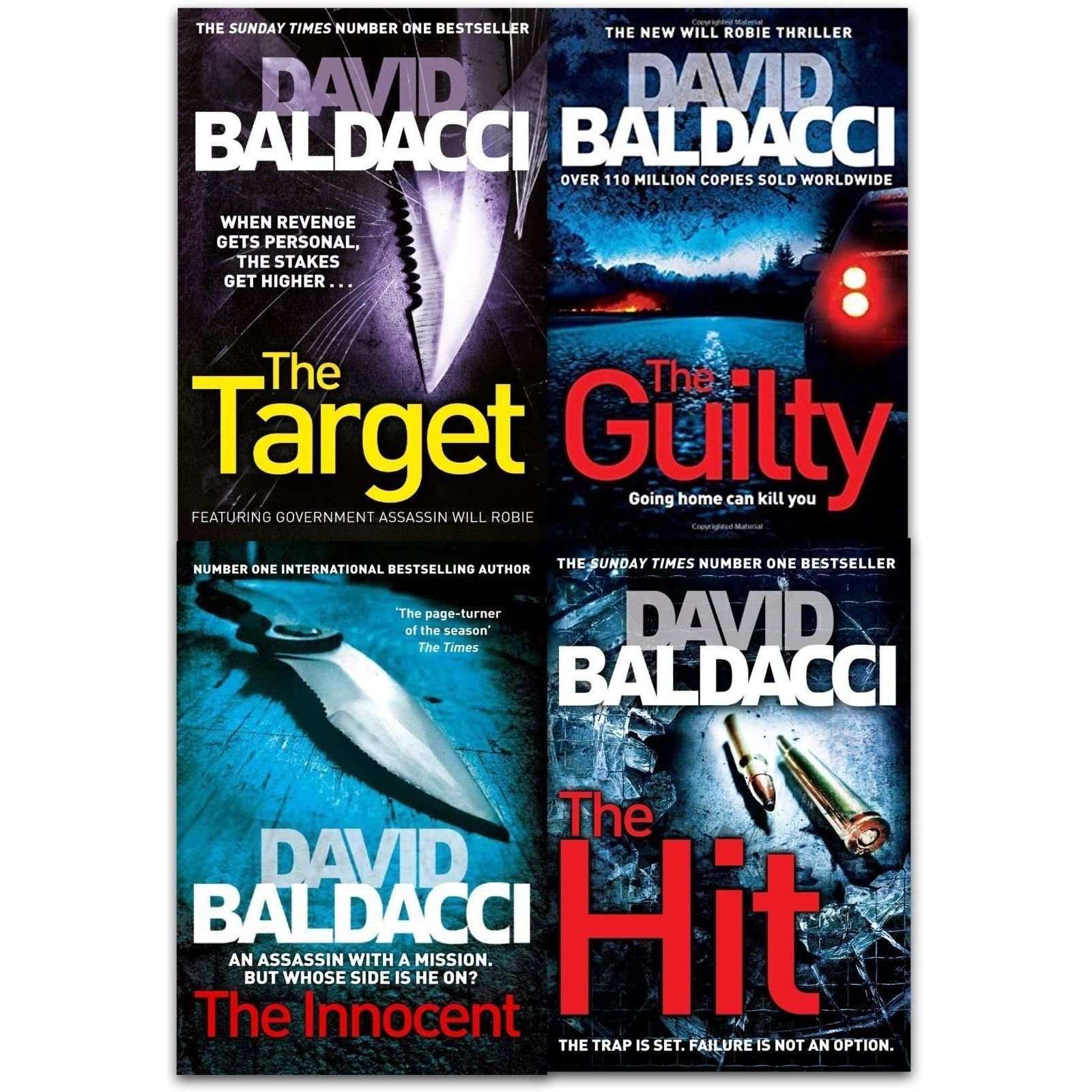 Will Robie Series David Baldacci 4 Books Collection Set ...