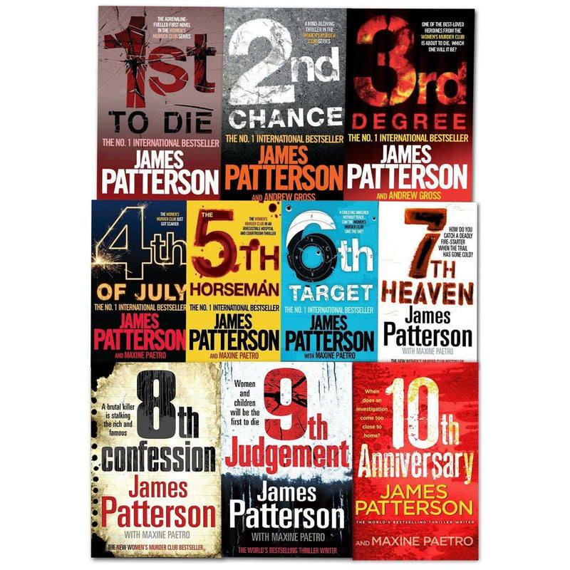 Womens Murder Club Collection James Patterson 10 Books Set (1 to 10) –  Lowplex