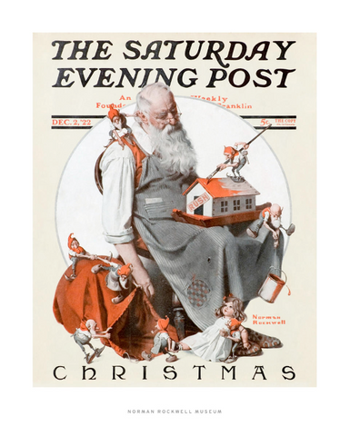 Normal Rockwell's Santa Claus Painting: A History of Christmas Elves and Their Names