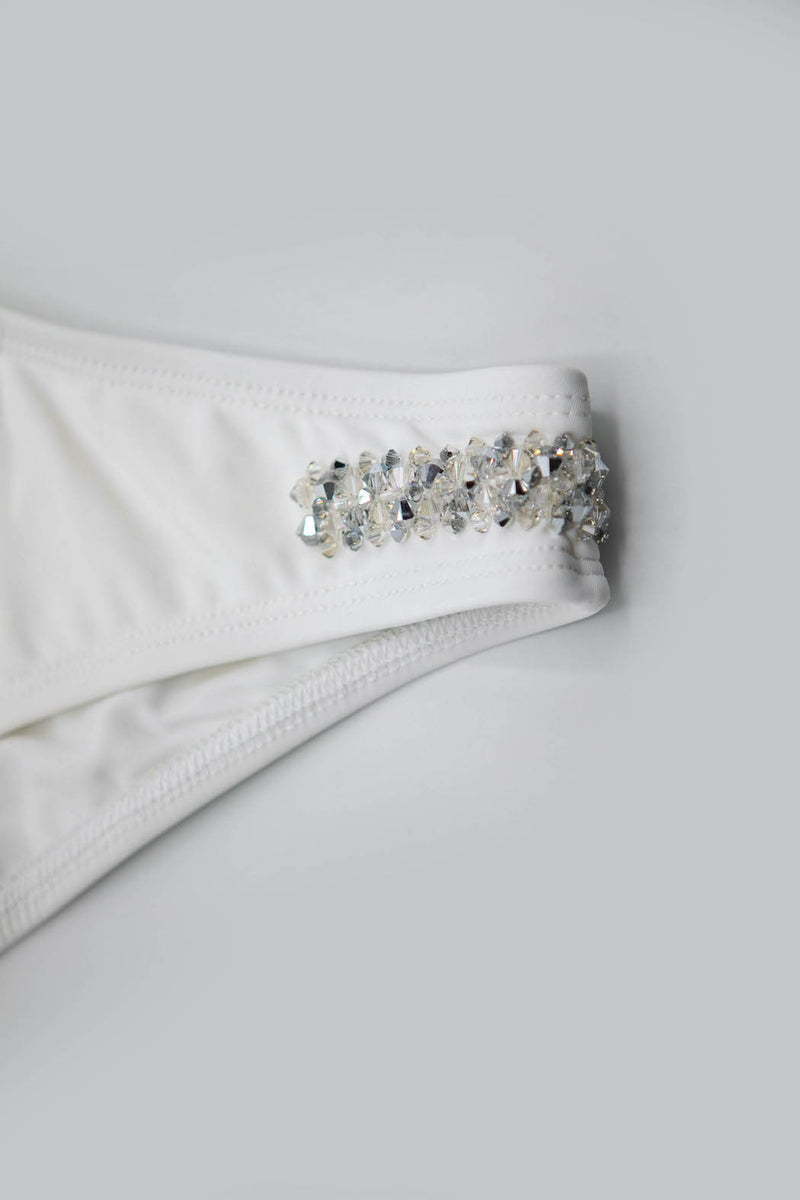 Bridal Swarovski Hipster Bikini Bottom | Shop Luxury Bride Swimsuits