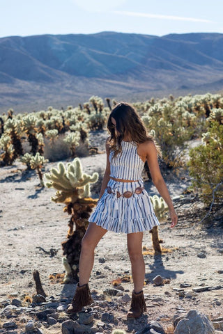 cute skirt and halter top set