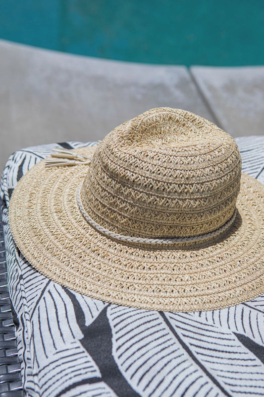 Womens Straw Cowboy Hat  Trendy Headwear & Beach Accessories