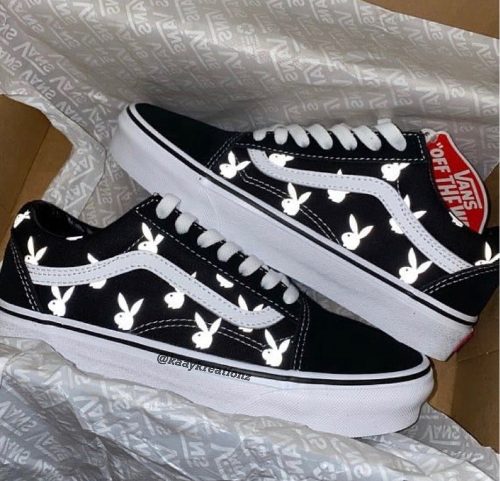 reflective vans shoes