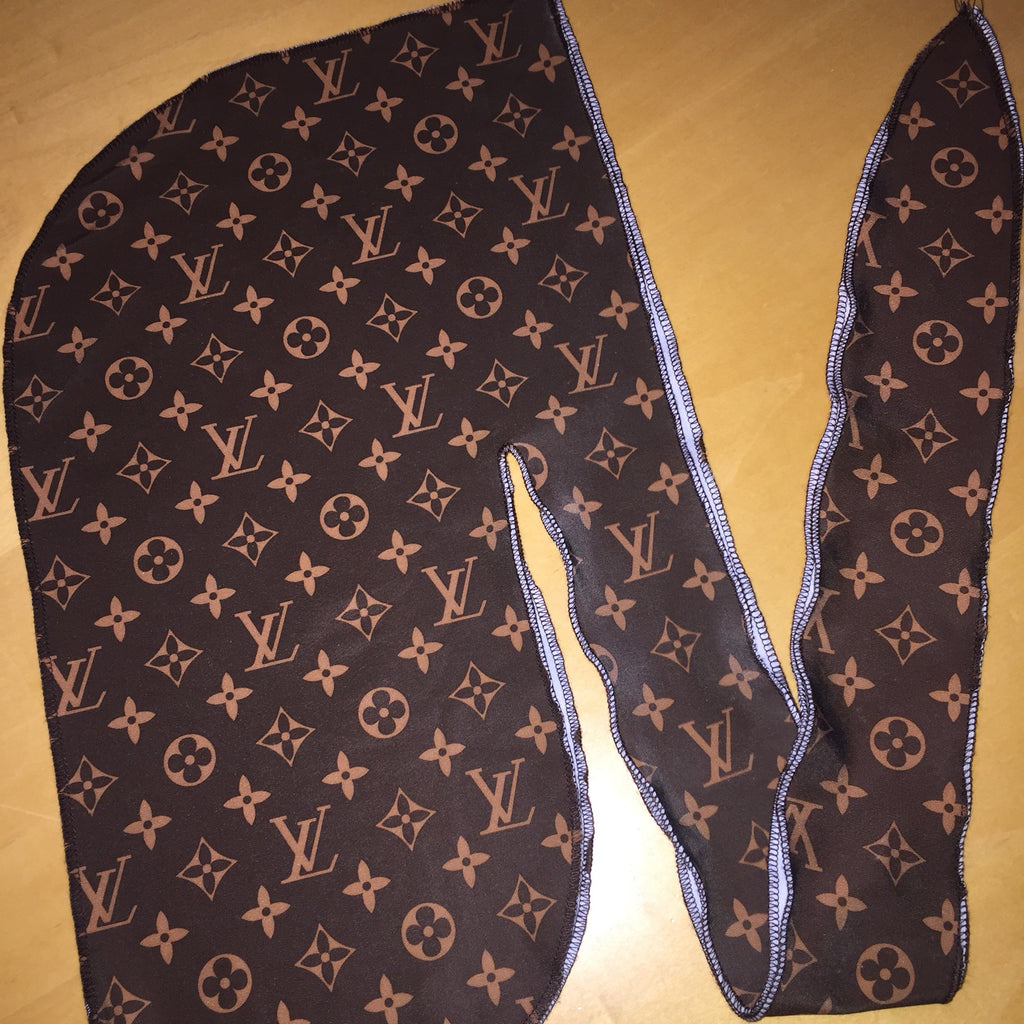 Brown LV Durag – Kaay Kreationz