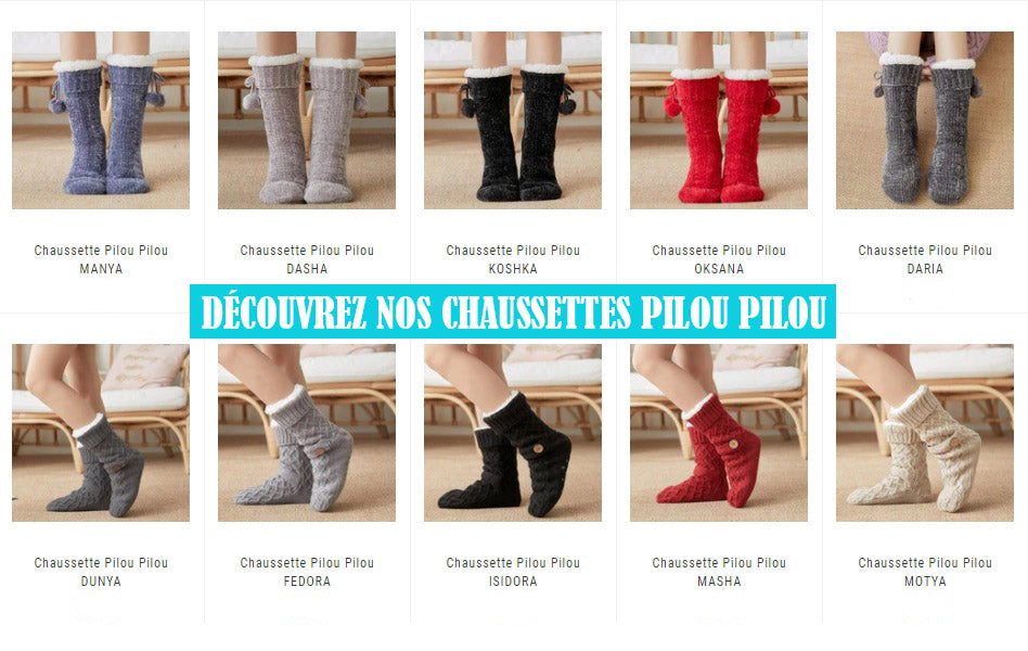 chaussettes cocooning chaudes