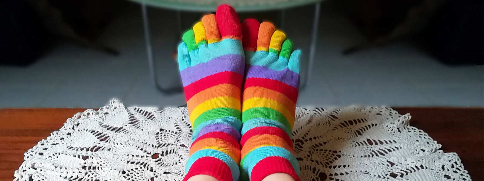 chaussettes doigts de pieds