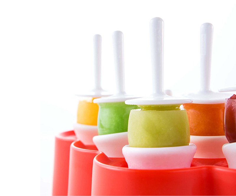 Zoku Round Pop Mold, 4 Easy-release Silicone Popsicle Mold With Sticks and  Drip-guards, BPA-free