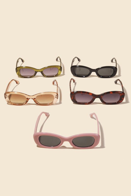 Andi Classic Oval Tinted Sunglasses – Erma Jean