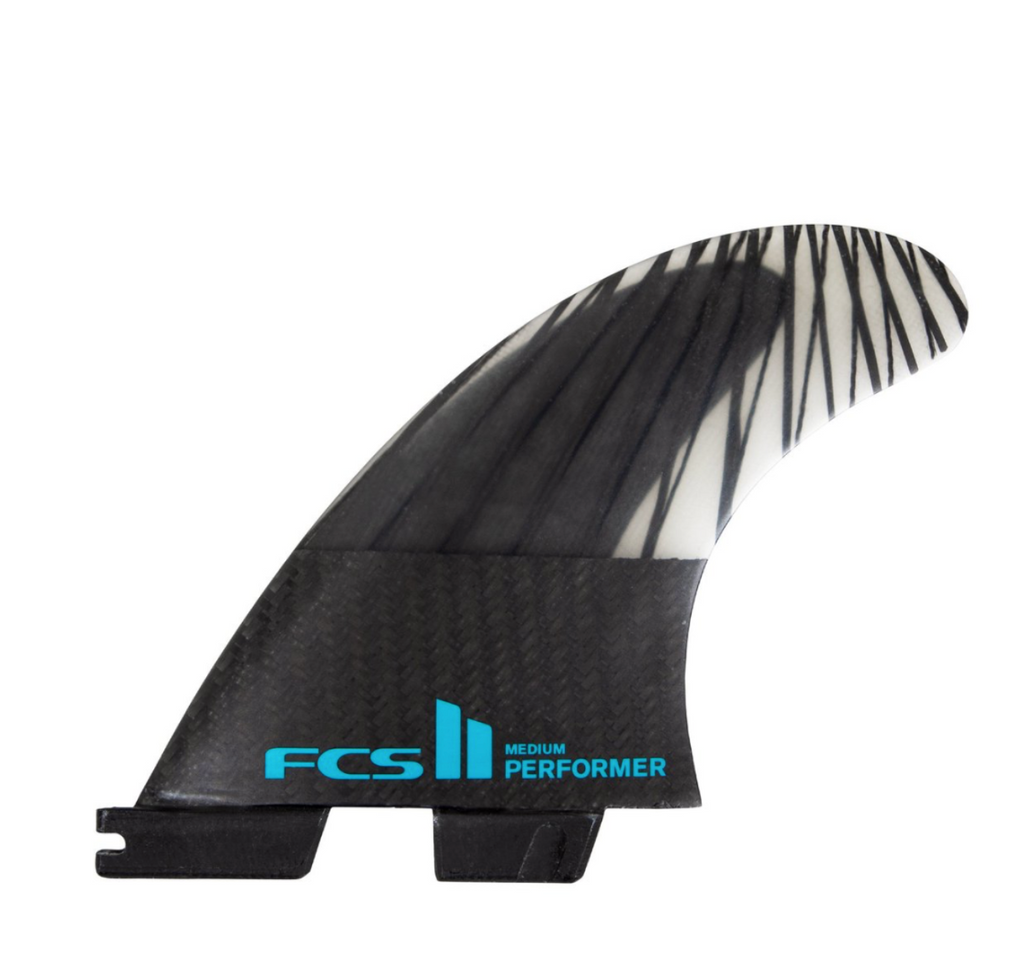 FCS II PERFORMER PC CARBON TRI FINS