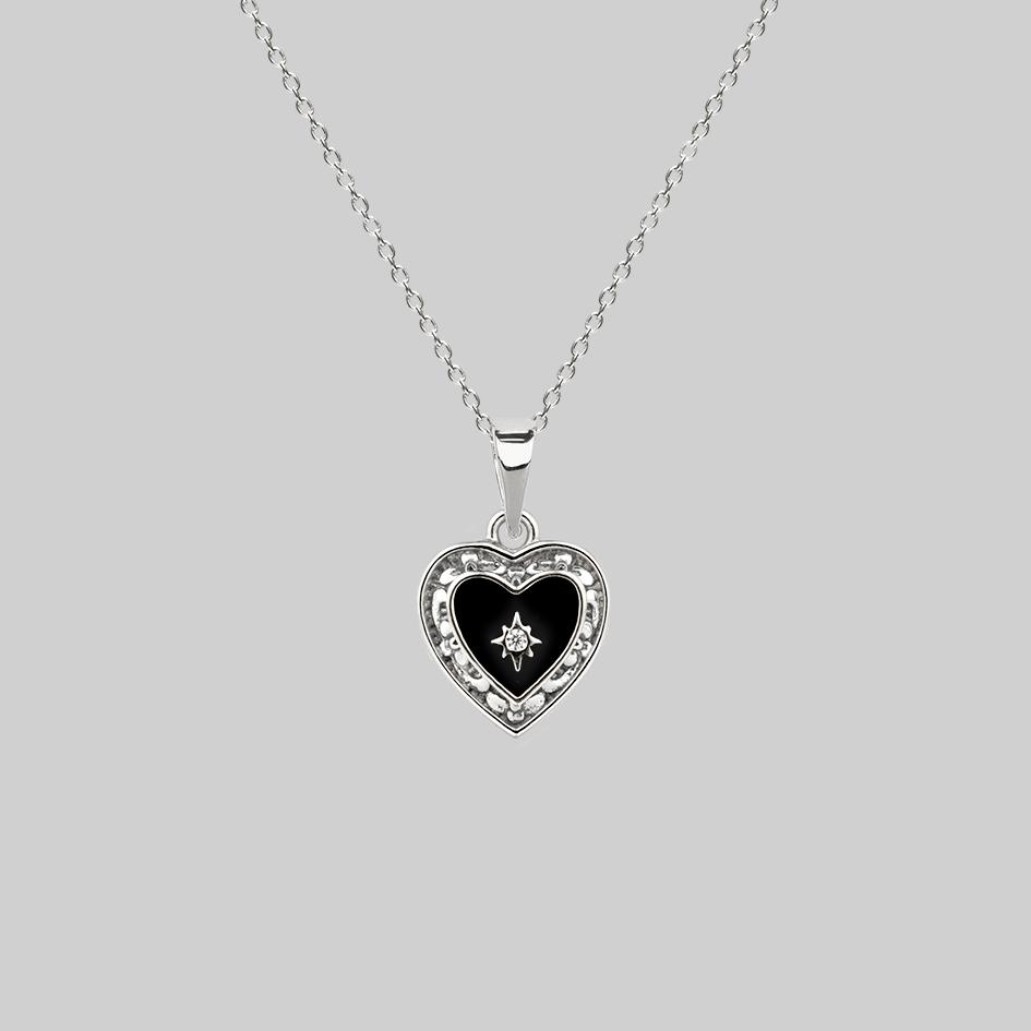 Tiara Sterling Silver Interlocking Double Heart Chain Necklace : Target