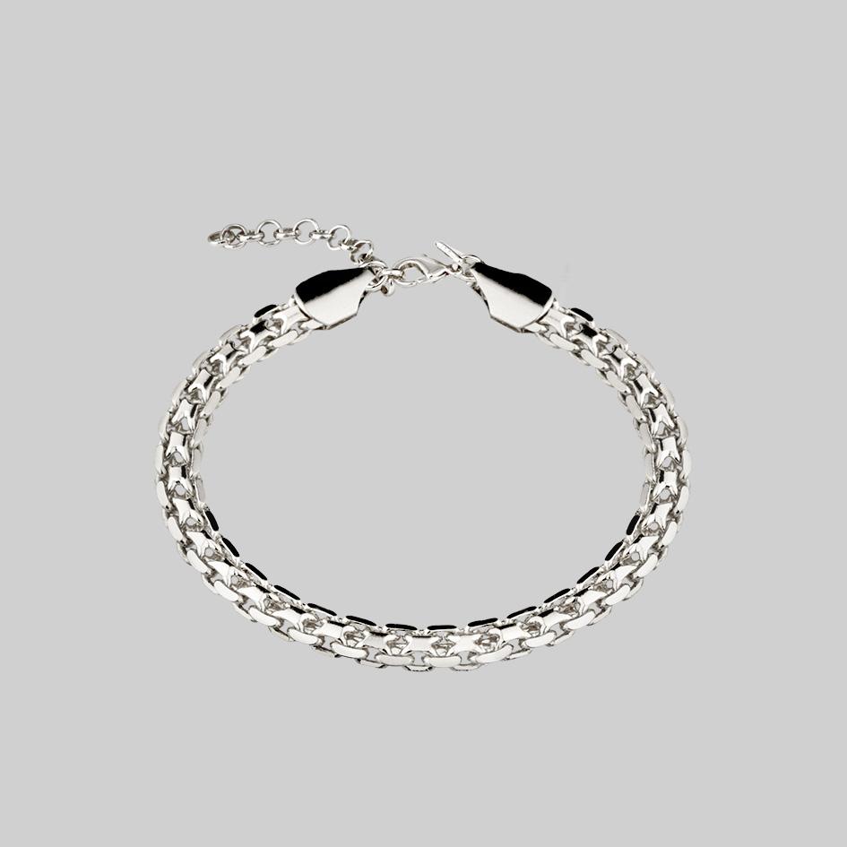 Mens Stainless Steel Chunky Chain Link Bracelet  Shop Online on Rogers   Hollands