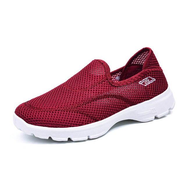 slip on knitted trainers