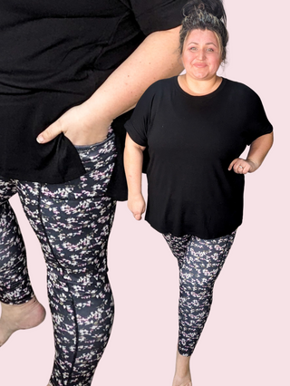 High Waist Plus Size Pocket Leggings (more colors!) – Stacked - A
