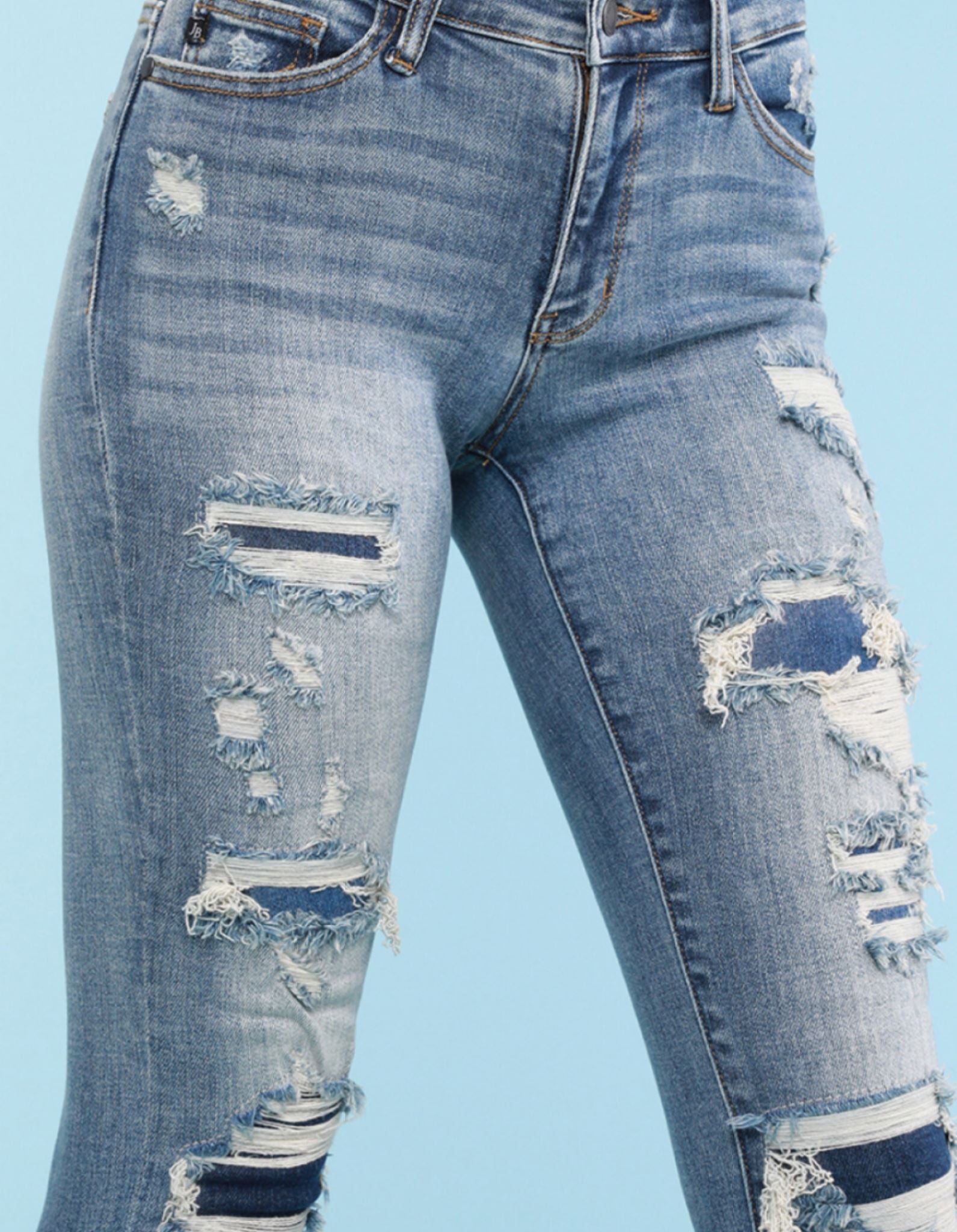 judy blue distressed skinny jeans