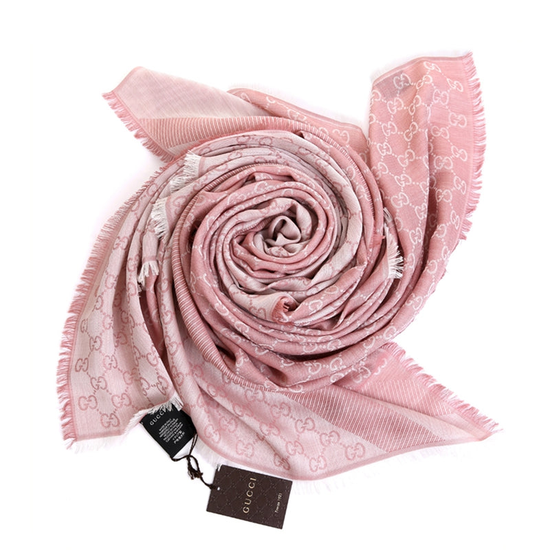 Gucci Wool Scarf Pink – Top Brand US