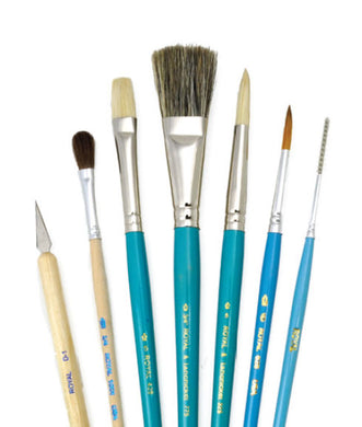 12pc Pottery Art Wool Brush Set for Ceramic Glaze/painting Coloring  Waterco*KW