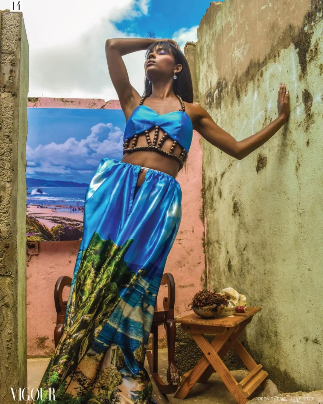 Custom Beaded Crop Top