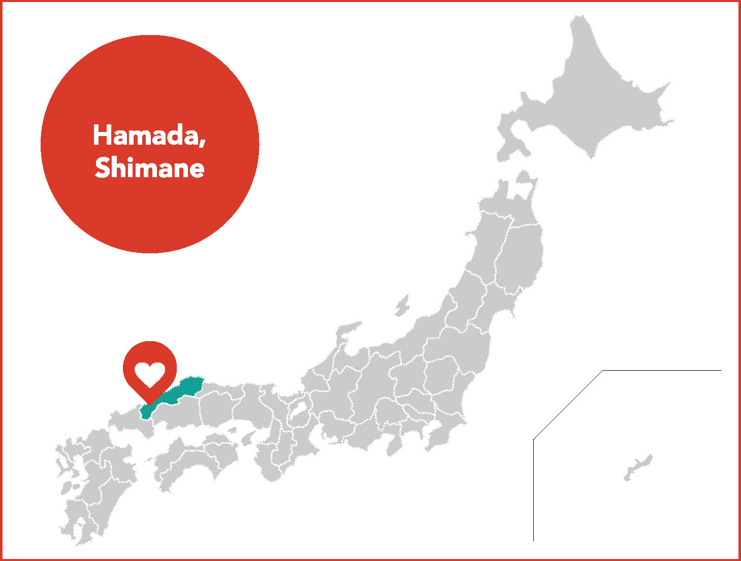 map hamada city shimane japan