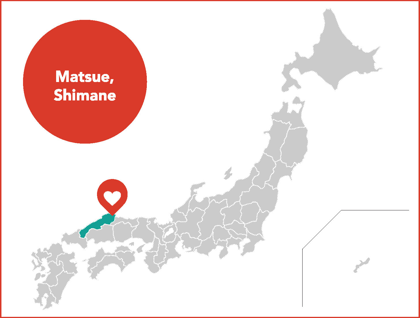 map matsue city shimane japan