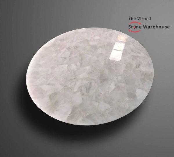 WHITE QUARTZ SIDE TABLES-The Virtual Stone Warehouse