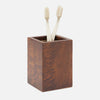 Pigeon & Poodle Bern Brush Holder in Dark Honey