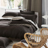 Designers Guild Biella Espresso & Birch Bed Linen Duvet Cover