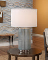 Jamie Young Medium Vapor Table Lamp — Opal