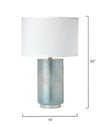 Jamie Young Medium Vapor Table Lamp — Opal