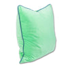 Furbish Studio Charliss Velvet Pillow - Mint + Aqua