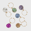 Joanna Buchanan Druzy wine charms, set of six