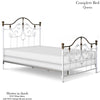 Corsican Standard Bed with Forged Scroll Details - 43730