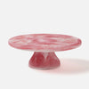 Blue Pheasant Hugo Pink Swirled Cake Stand