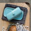 Eggshell Blue Rectangular Butter Dish