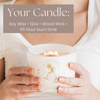 Self Love & Intention Crystal Candle