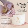 Self Love & Intention Crystal Candle