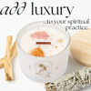 Self Love & Intention Crystal Candle