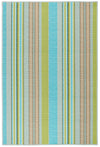 Dash & Albert Aquinnah Ticking Multi Washable Rug