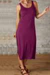 Faire Indigo Women's 100% Organic Cotton Midi Tank Dress