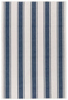 Dash & Albert Blue Awning Stripe Washable Rug