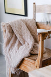 Pom Pom at Home Delphine Oversized Throw in Blush