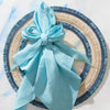 Joanna Buchanan Bow Linen Napkin, Aqua, Set of Two