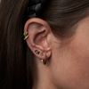 Tini Lux Single Finn Huggie Hoop Earring