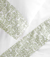 Peacock Alley Fern Cuff Percale Flat Sheet