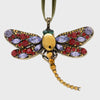 Joanna Buchanan Dragonfly hanging ornament, ruby and amethyst
